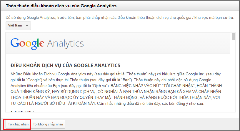 google analytics step 3